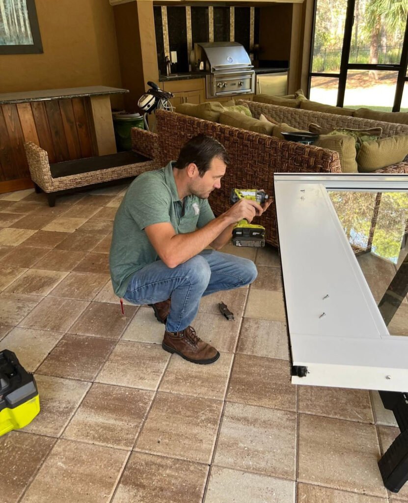Sliding glass door repair service in Central Florida