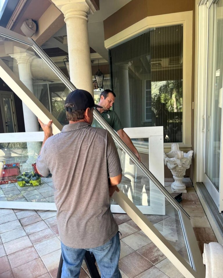 Sliding glass door installation and repair service