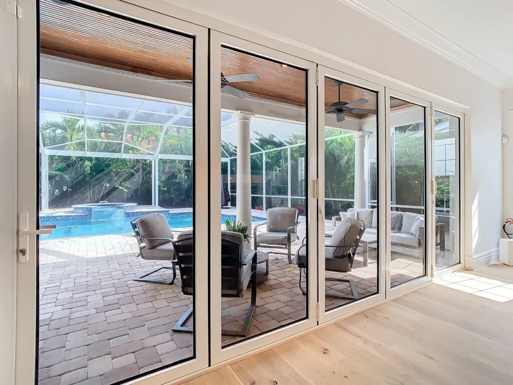 sliding door installation result