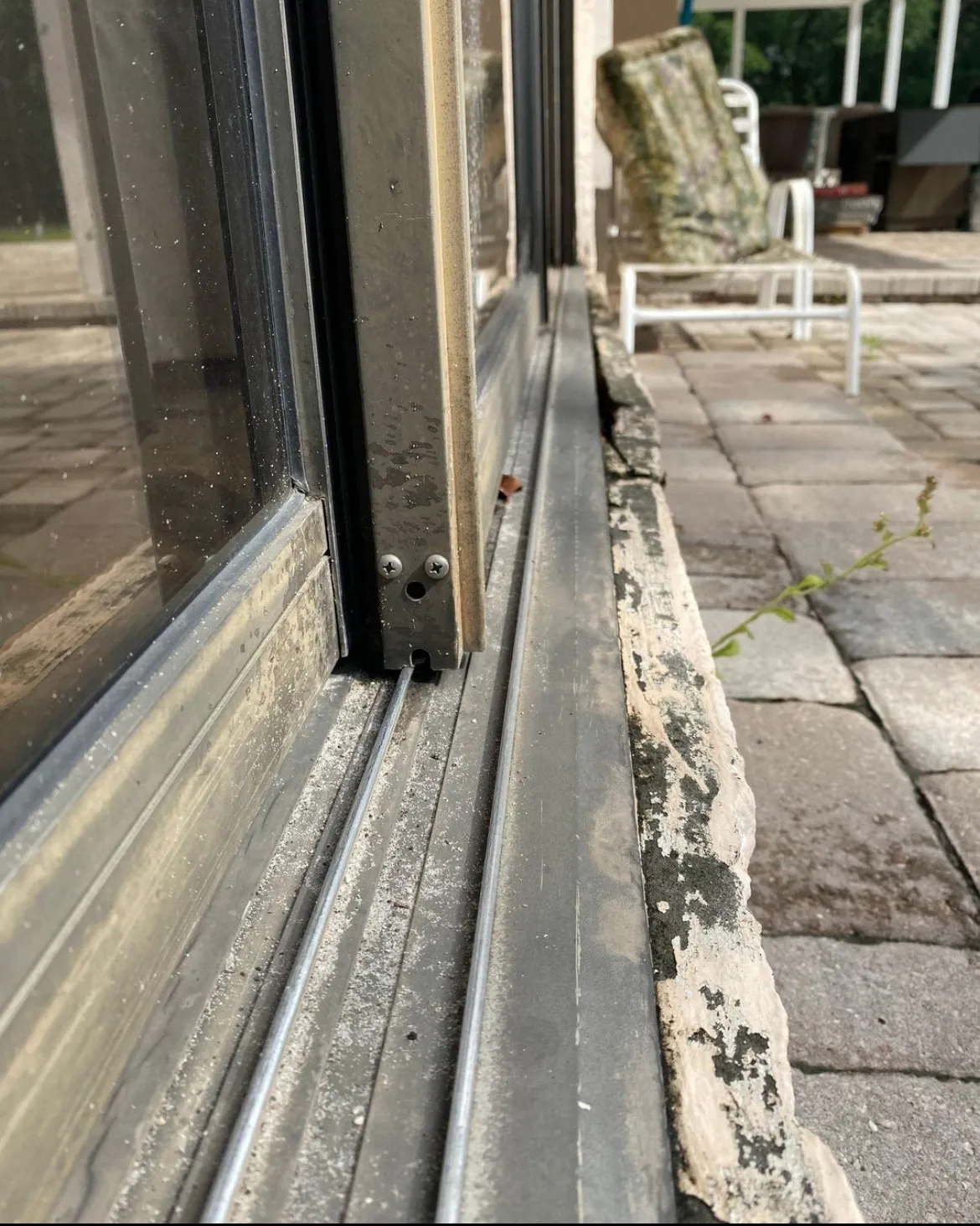 sliding door installation material used