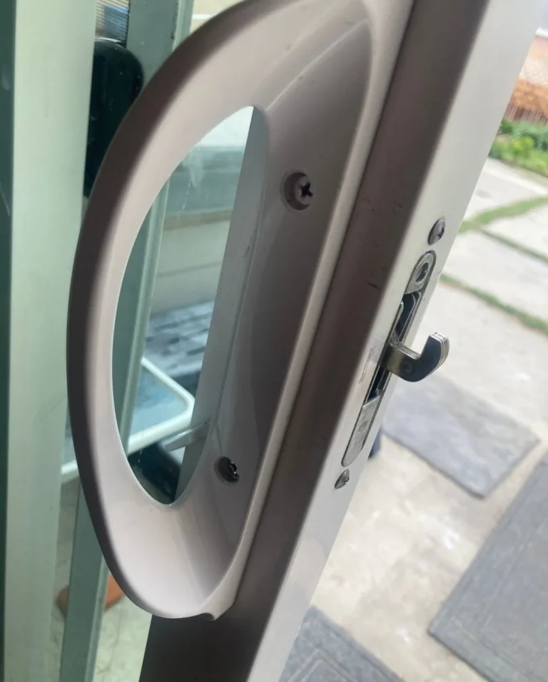 Stuck Door Patio Door