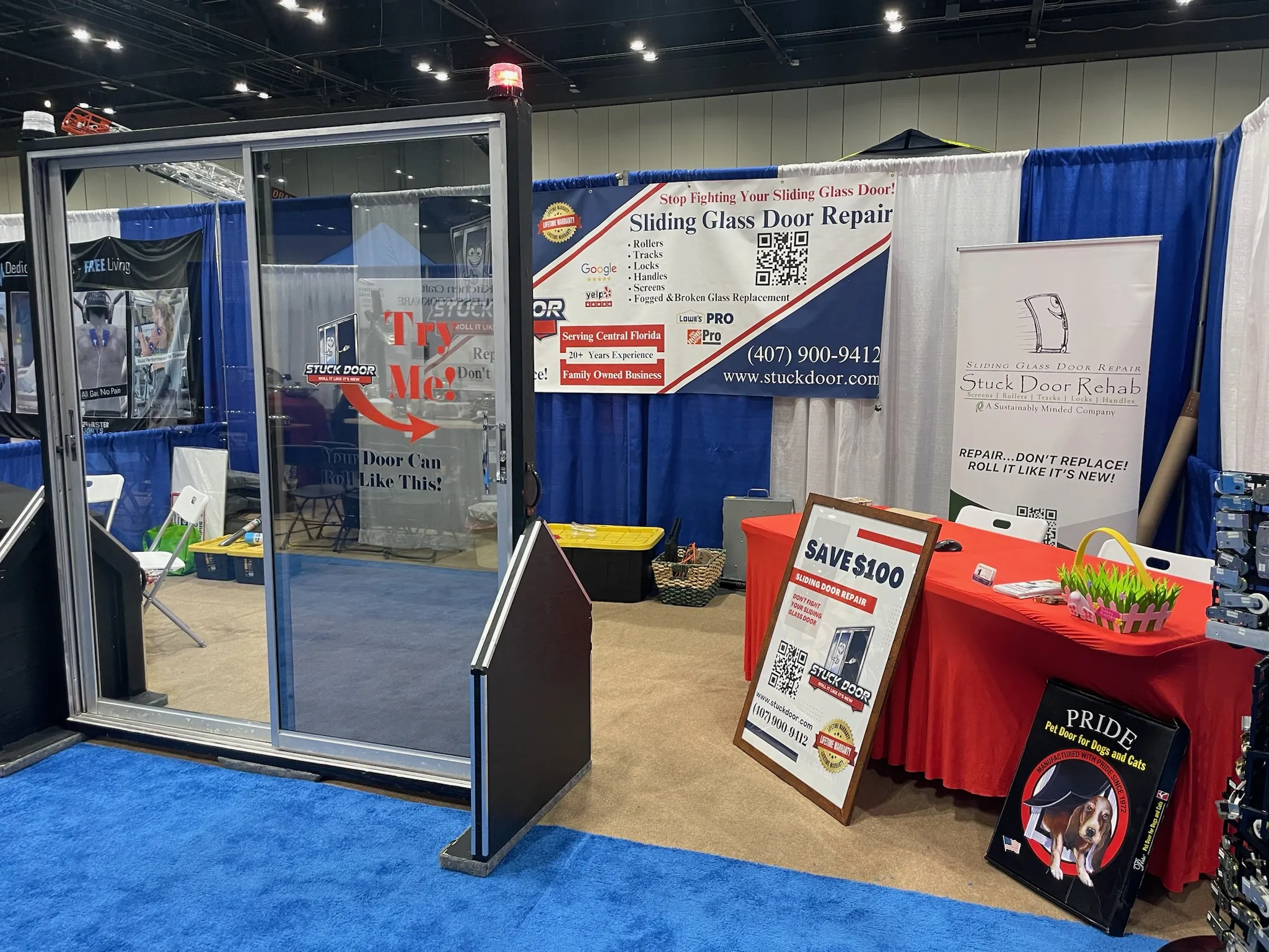 stuckdoor booth