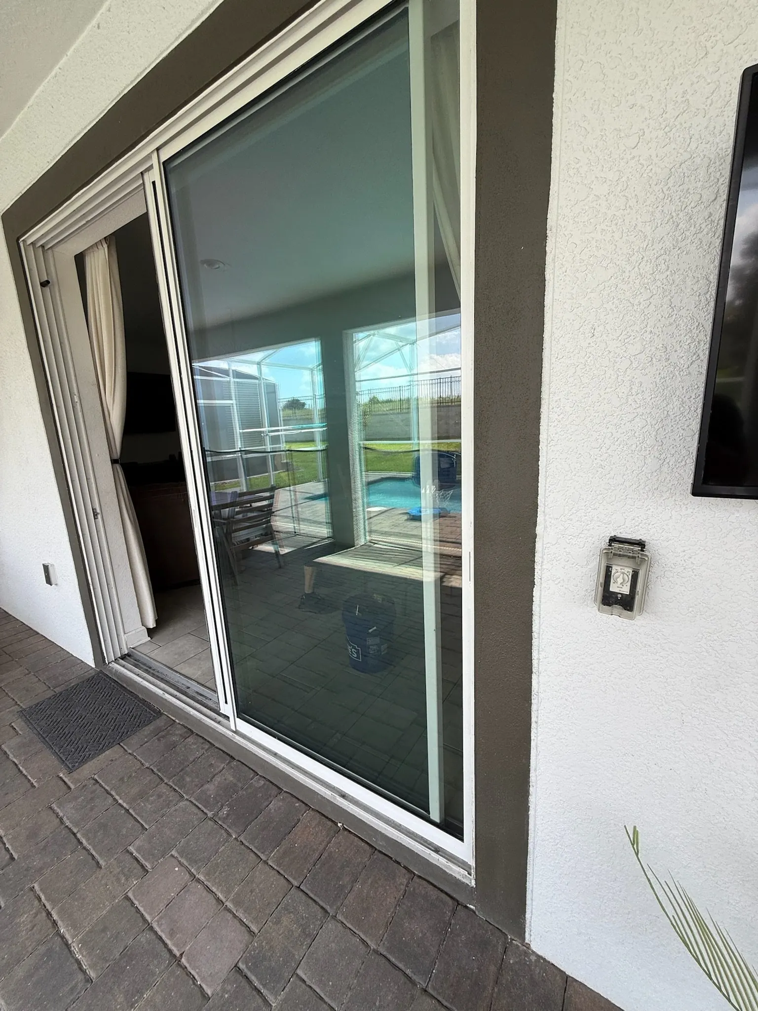 Sliding glass door installation